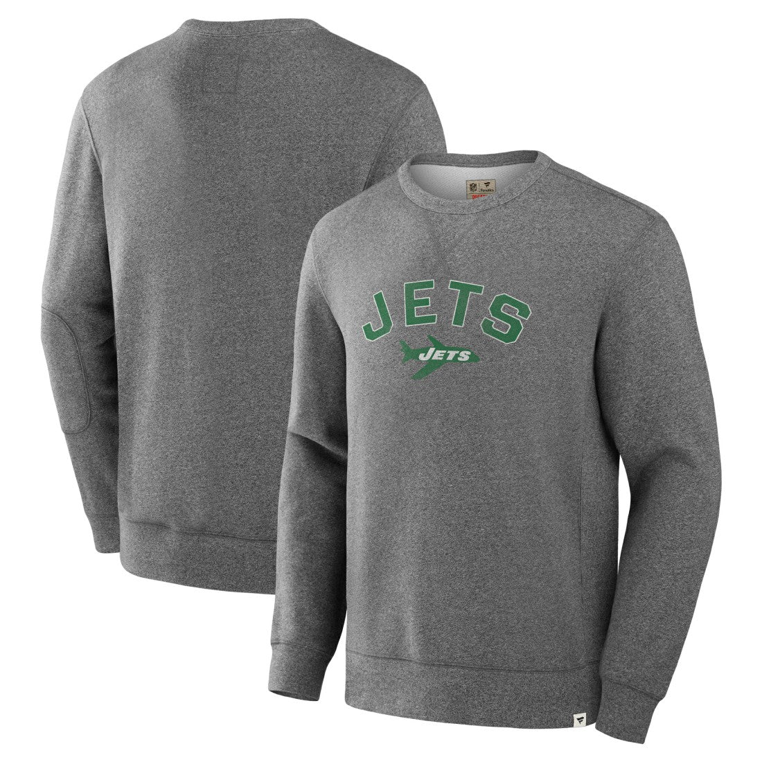 New York Jets Loop Terry Pullover Sweatshirt Heather Gray | Fanatics