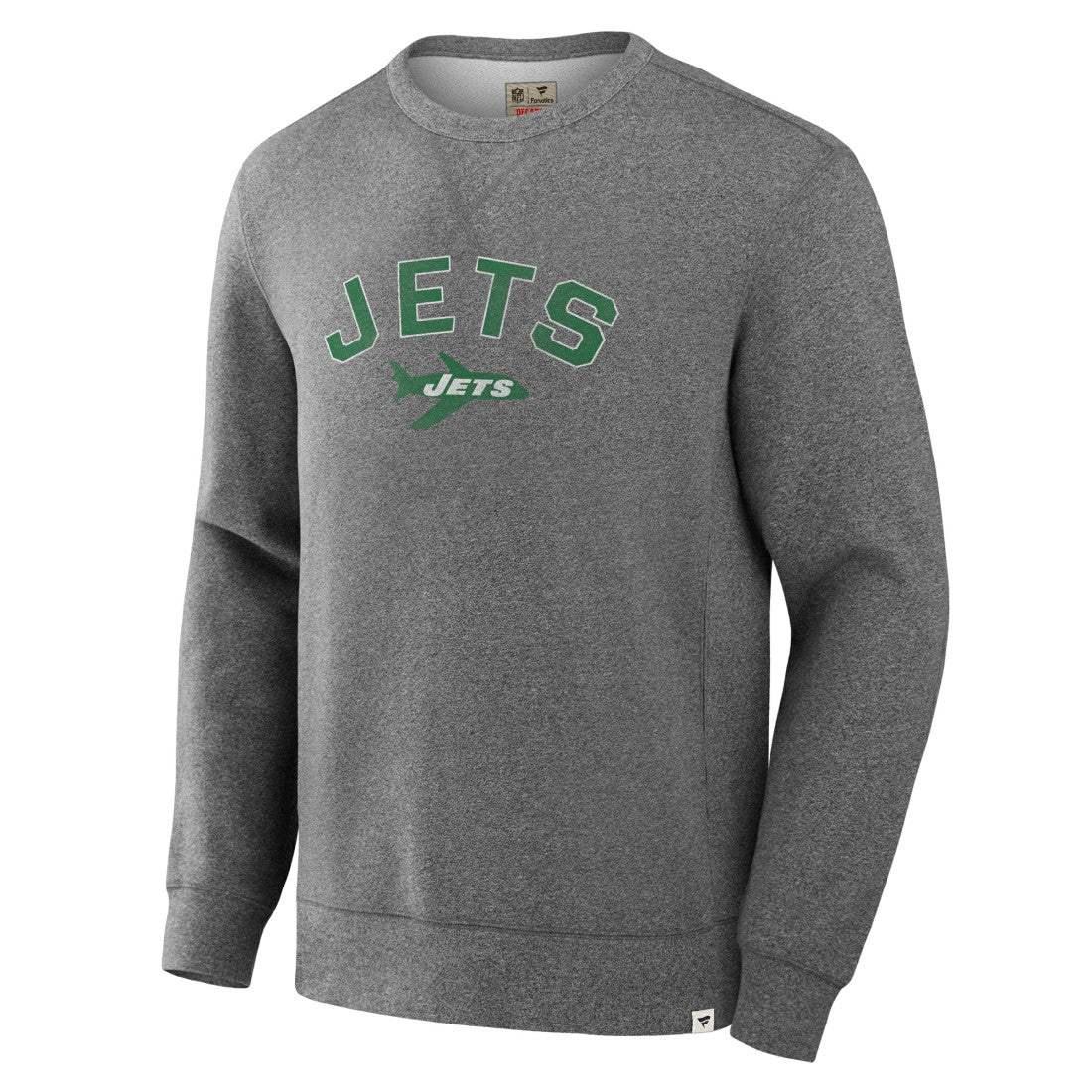 New York Jets Loop Terry Pullover Sweatshirt Heather Gray | Fanatics