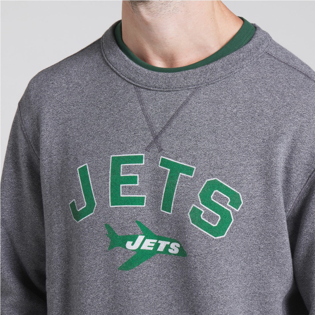 New York Jets Loop Terry Pullover Sweatshirt Heather Gray | Fanatics