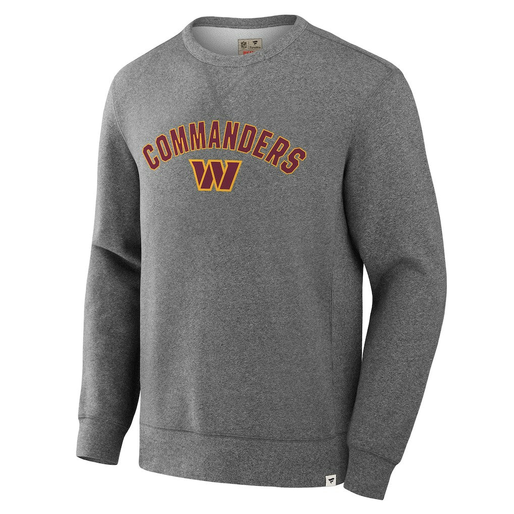 Washington Commanders Loop Terry Pullover Sweatshirt Heather Gray | Fanatics