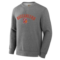 Tampa Bay Buccaneers Loop Terry Pullover Sweatshirt Heather Gray | Fanatics