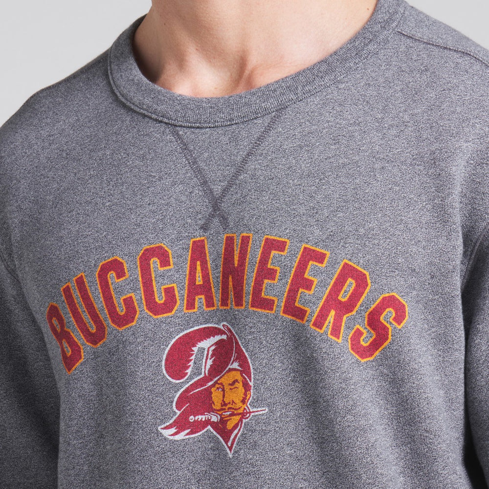 Tampa Bay Buccaneers Loop Terry Pullover Sweatshirt Heather Gray | Fanatics