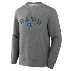 Los Angeles Rams Loop Terry Pullover Sweatshirt Heather Gray | Fanatics