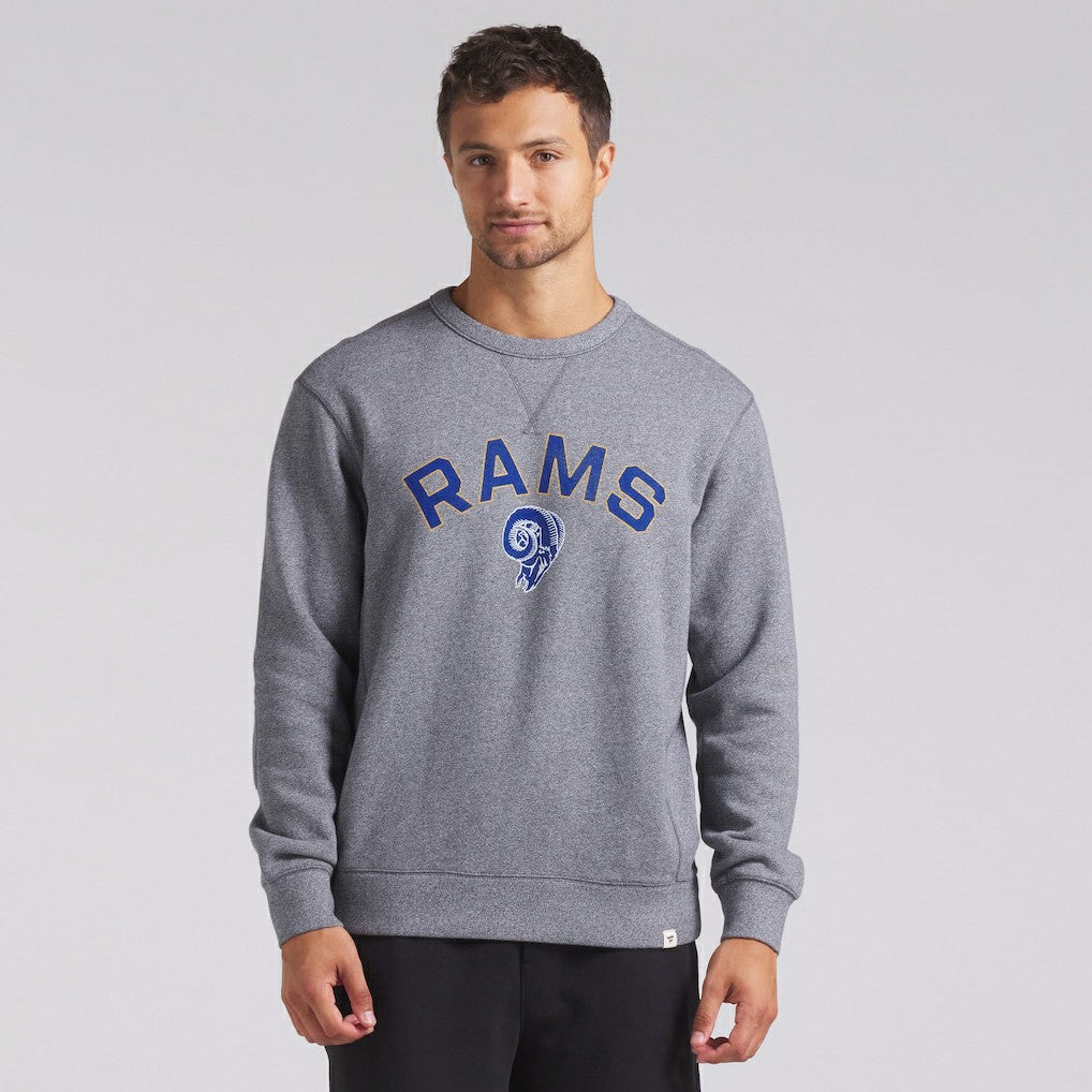 Los Angeles Rams Loop Terry Pullover Sweatshirt Heather Gray | Fanatics