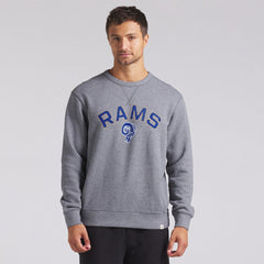 Los Angeles Rams Loop Terry Pullover Sweatshirt Heather Gray | Fanatics