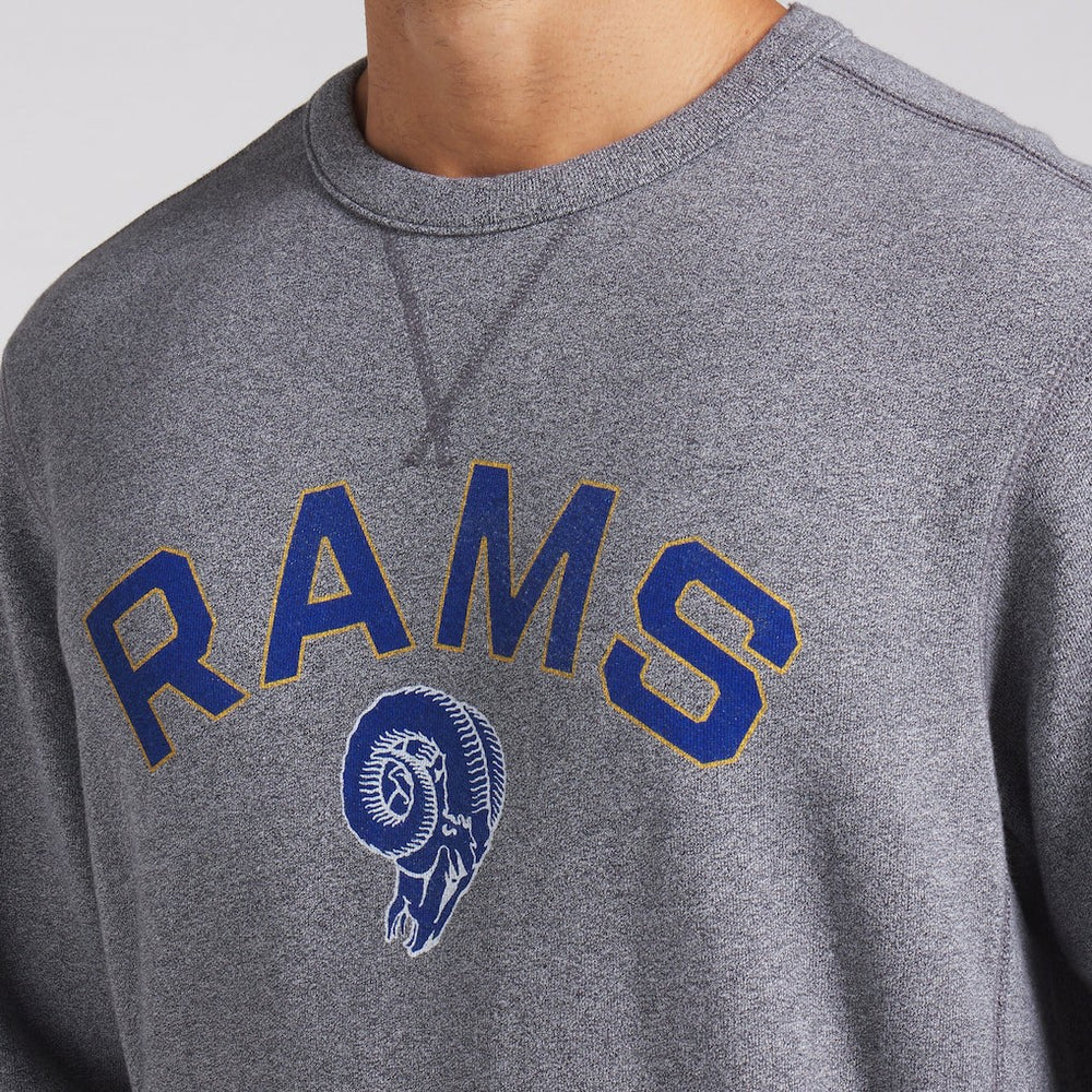 Los Angeles Rams Loop Terry Pullover Sweatshirt Heather Gray | Fanatics