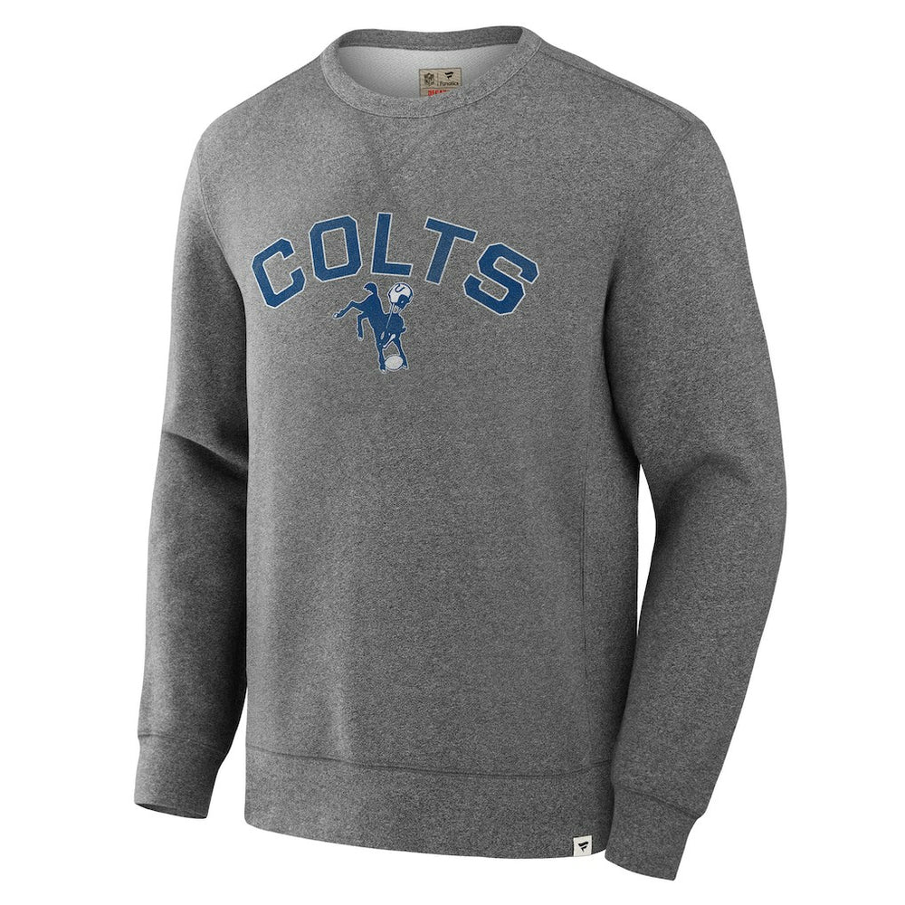 Indianapolis Colts Loop Terry Pullover Sweatshirt Heather Gray | Fanatics