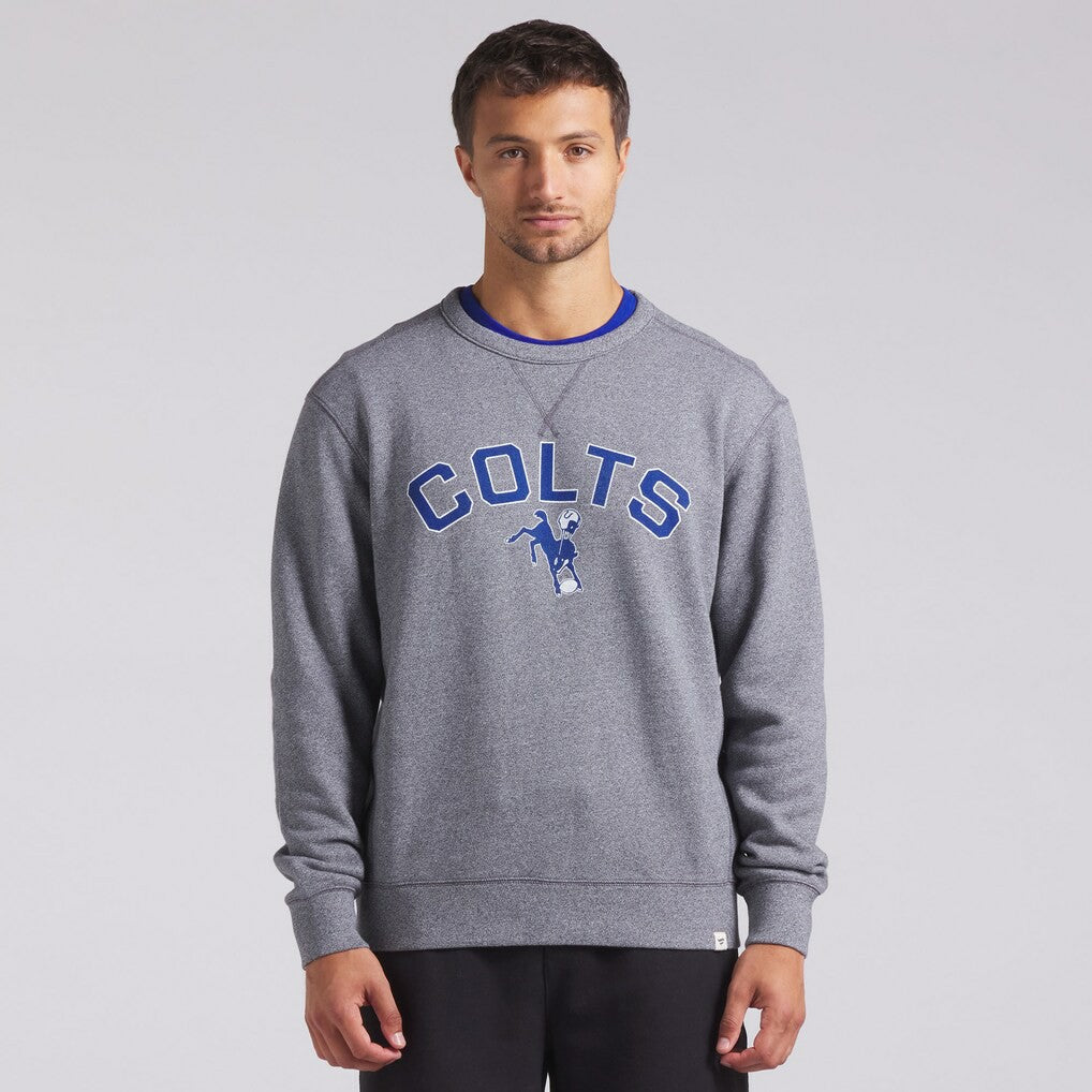 Indianapolis Colts Loop Terry Pullover Sweatshirt Heather Gray | Fanatics