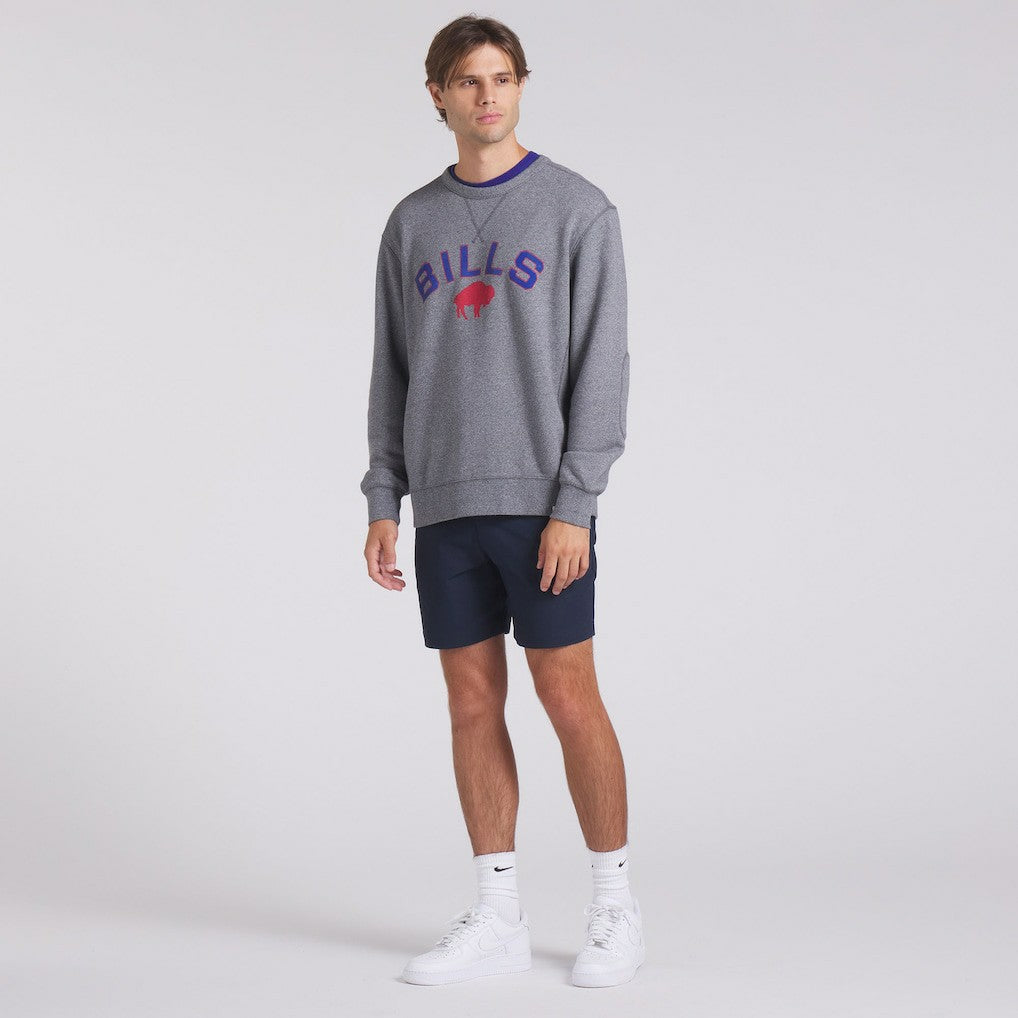 Buffalo Bills Loop Terry Pullover Sweatshirt Heather Gray | Fanatics