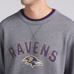 Baltimore Ravens Loop Terry Pullover Sweatshirt Heather Gray | Fanatics