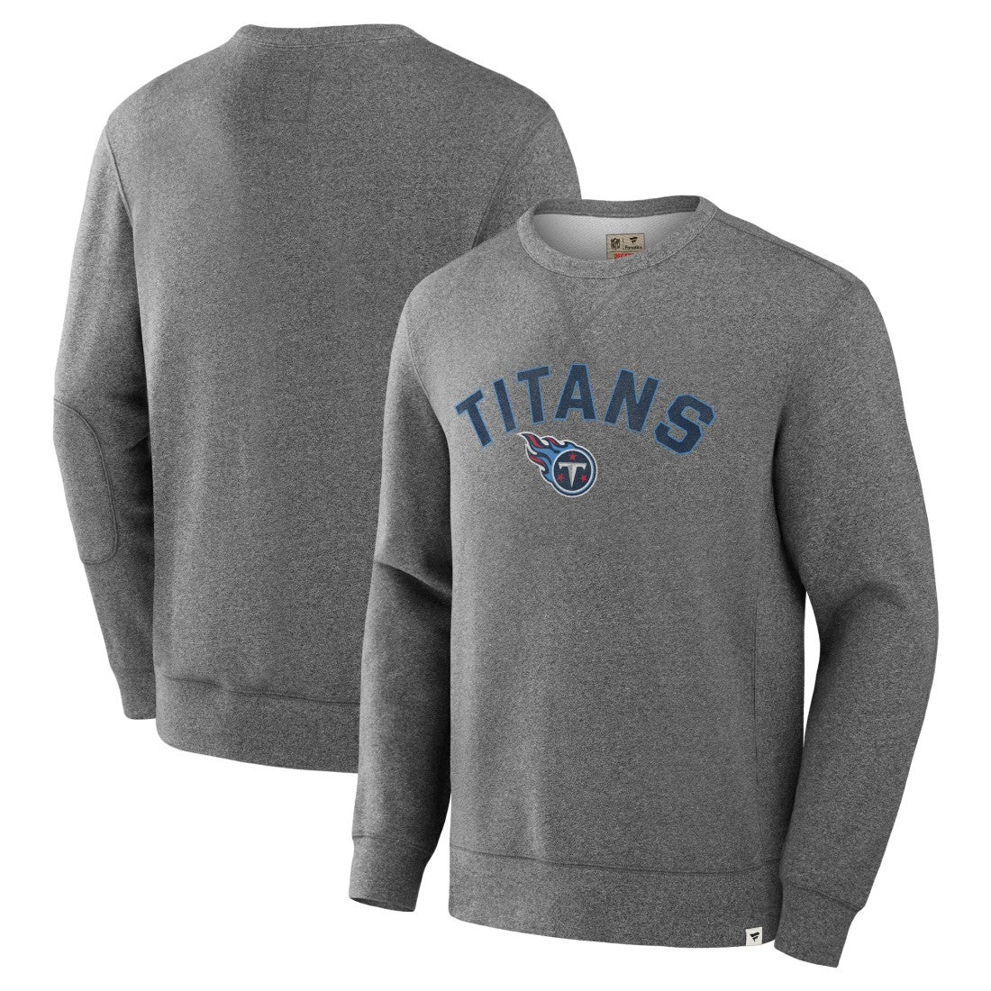 Tennessee Titans Loop Terry Pullover Sweatshirt Heather Gray | Fanatics