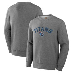 Tennessee Titans Loop Terry Pullover Sweatshirt Heather Gray | Fanatics