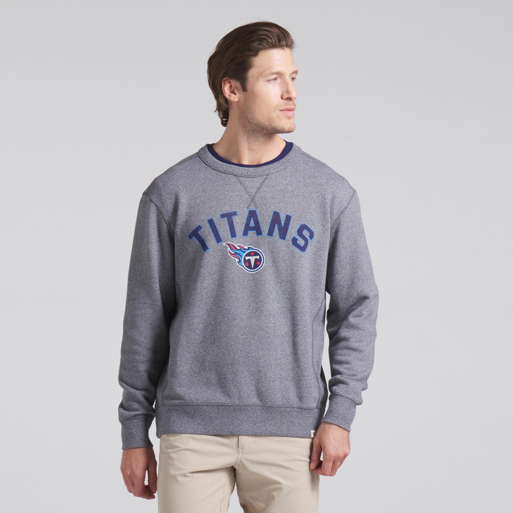 Tennessee Titans Loop Terry Pullover Sweatshirt Heather Gray | Fanatics