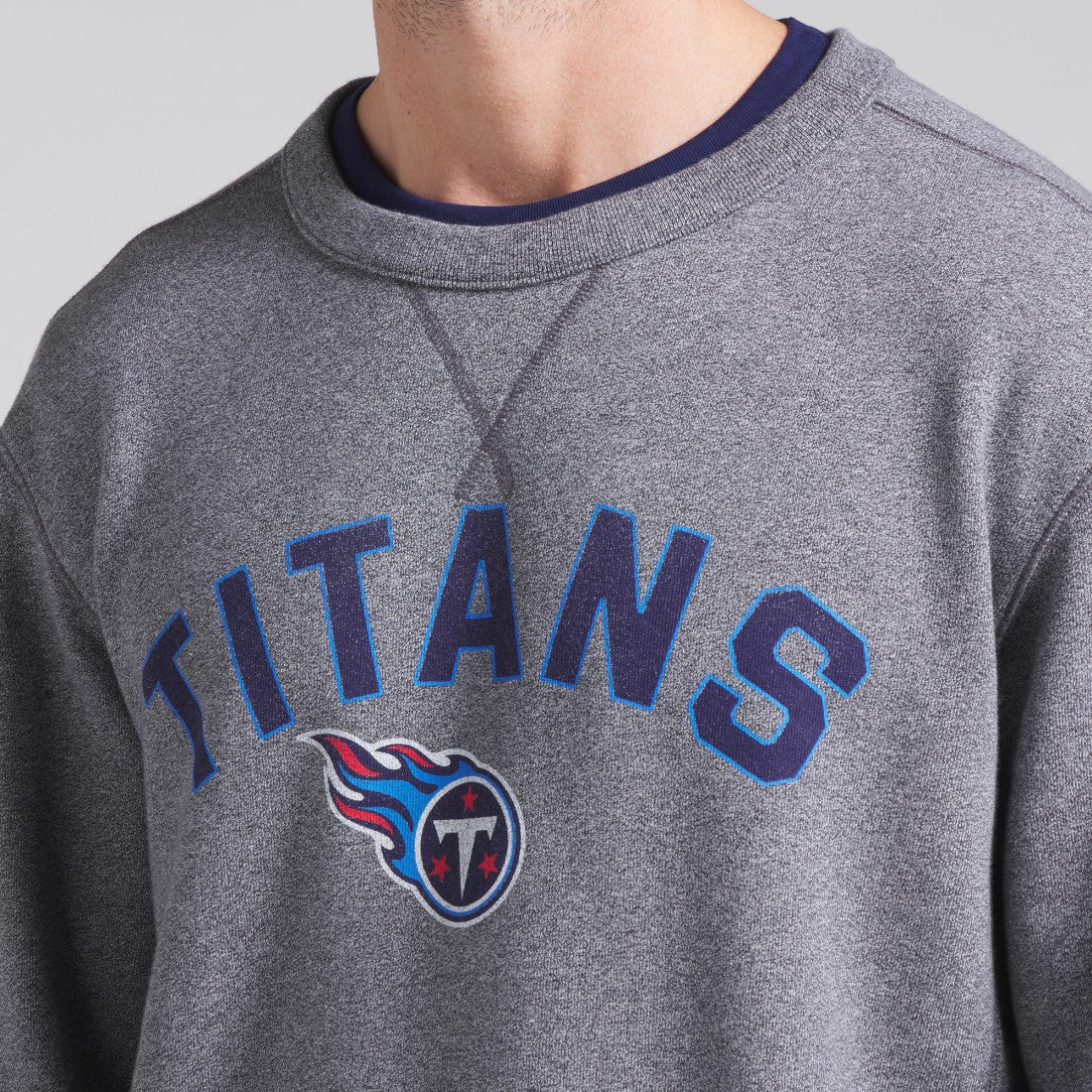 Tennessee Titans Loop Terry Pullover Sweatshirt Heather Gray | Fanatics