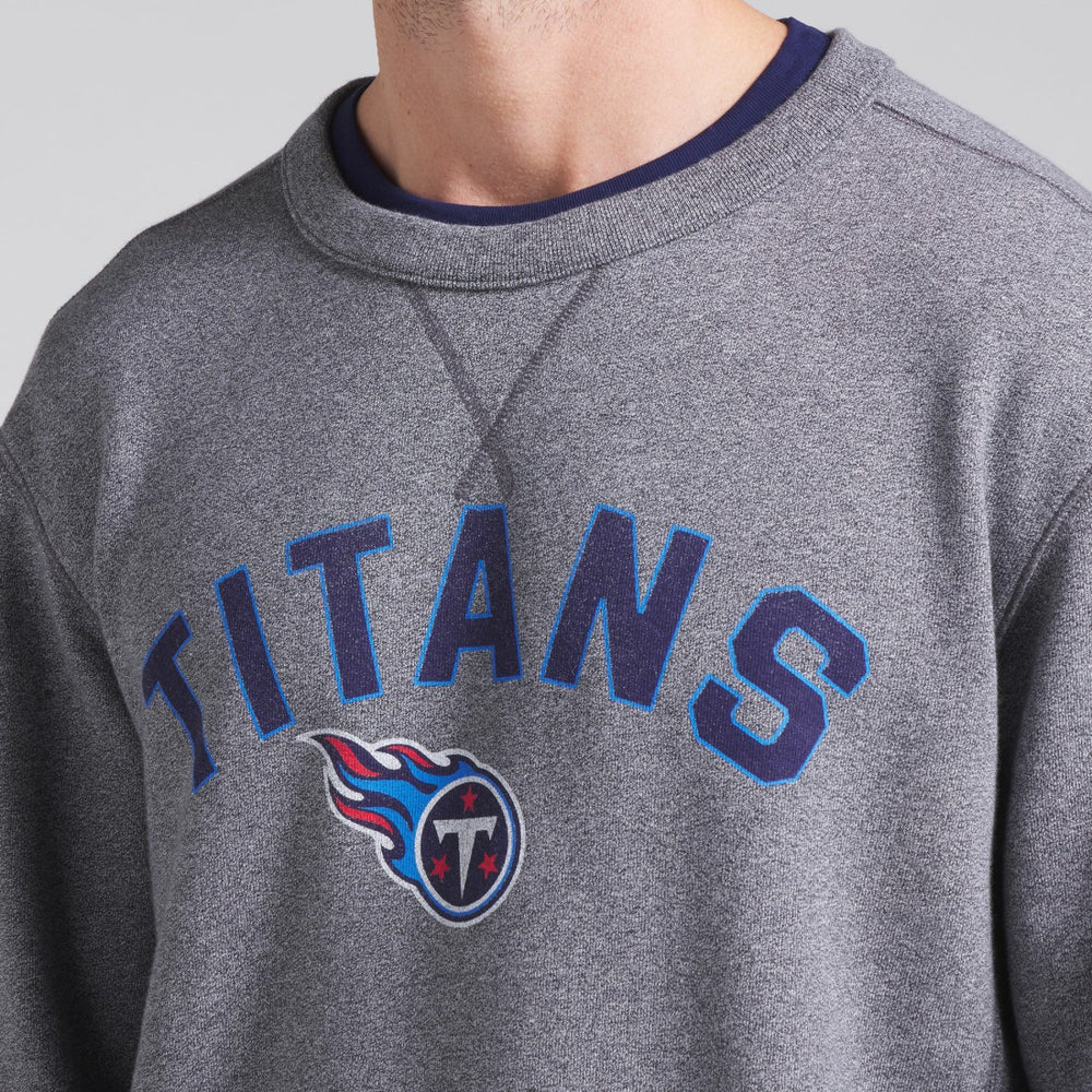 Tennessee Titans Loop Terry Pullover Sweatshirt Heather Gray | Fanatics