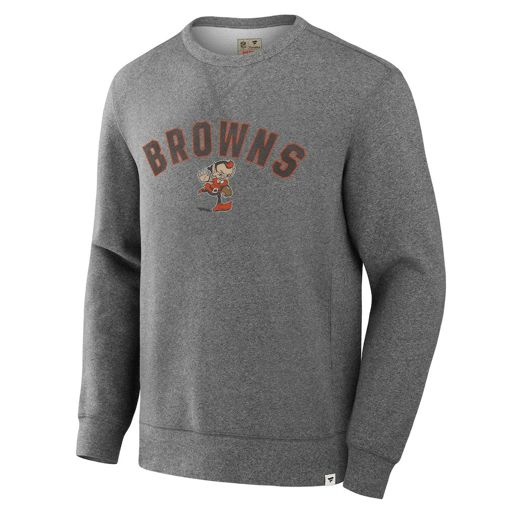 Cleveland Browns Loop Terry Pullover Sweatshirt Heather Gray | Fanatics