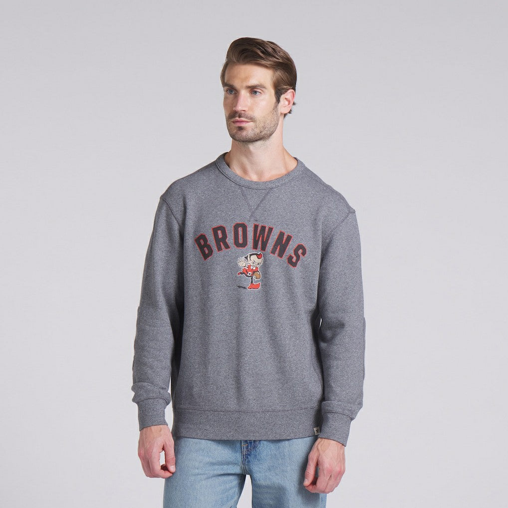 Cleveland Browns Loop Terry Pullover Sweatshirt Heather Gray | Fanatics