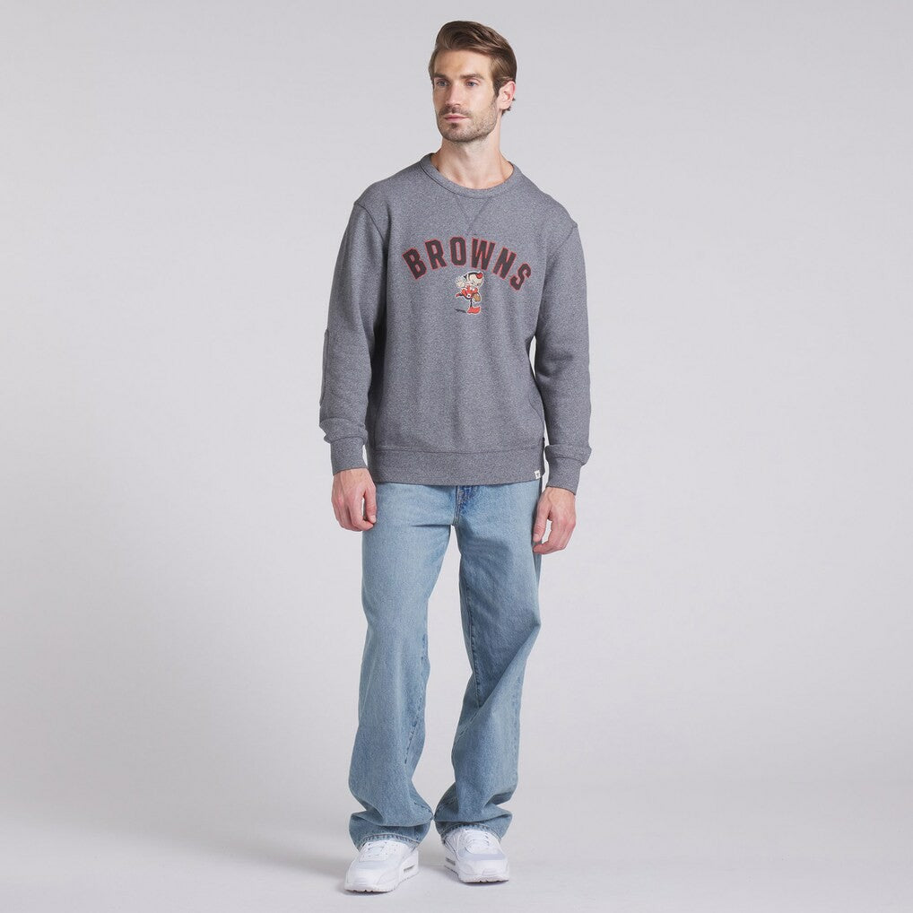 Cleveland Browns Loop Terry Pullover Sweatshirt Heather Gray | Fanatics