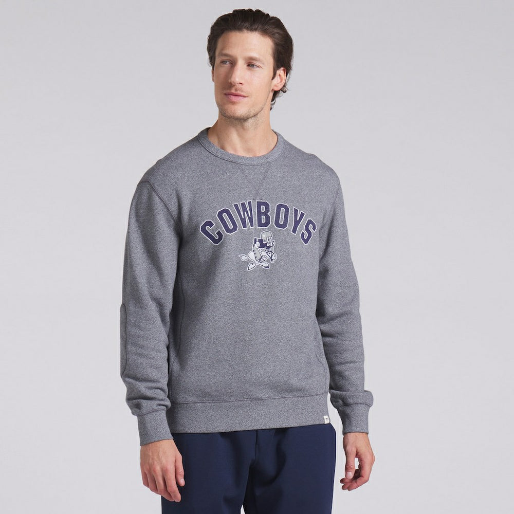 Dallas Cowboys Loop Terry Pullover Sweatshirt Heather Gray | Fanatics