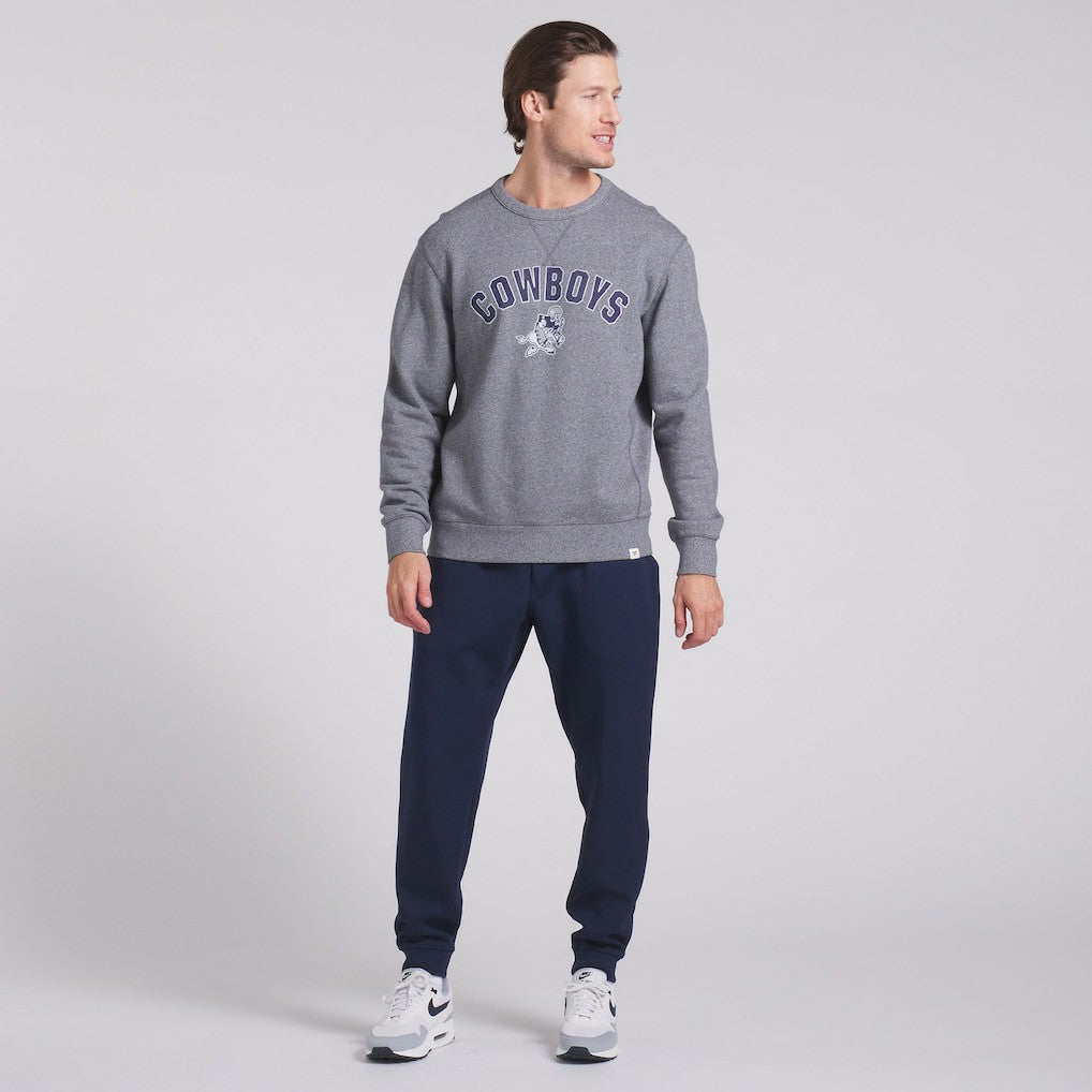 Dallas Cowboys Loop Terry Pullover Sweatshirt Heather Gray | Fanatics