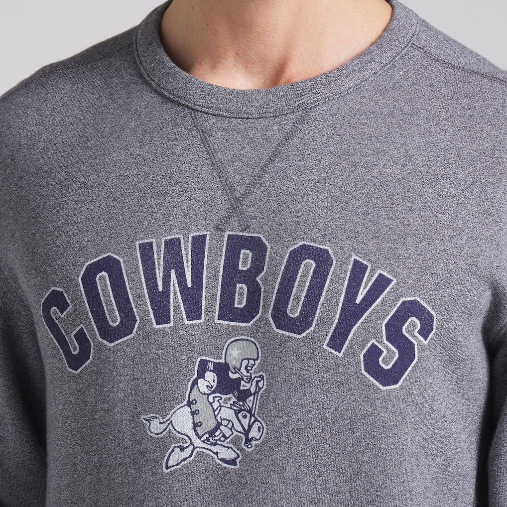 Dallas Cowboys Loop Terry Pullover Sweatshirt Heather Gray | Fanatics