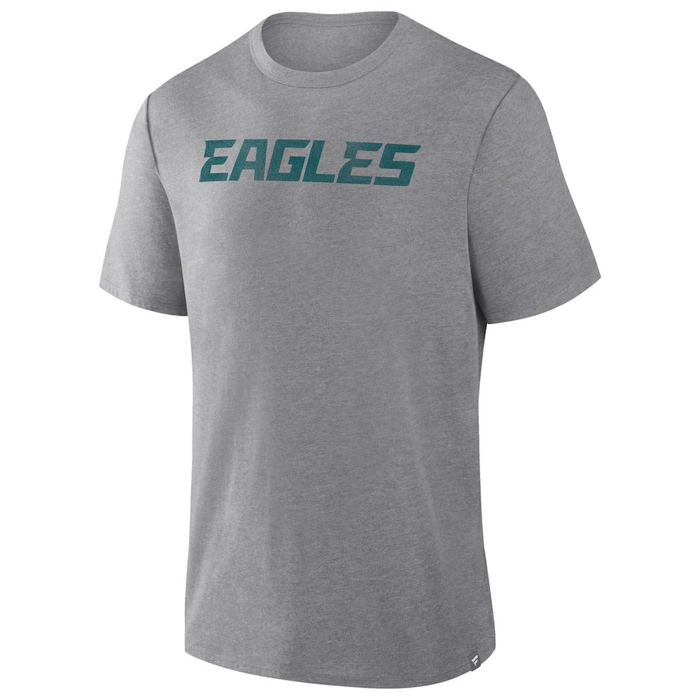 Philadelphia Eagles Pass Rush Tri-Blend T-Shirt Heather Gray | Fanatics