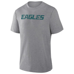 Philadelphia Eagles Pass Rush Tri-Blend T-Shirt Heather Gray | Fanatics