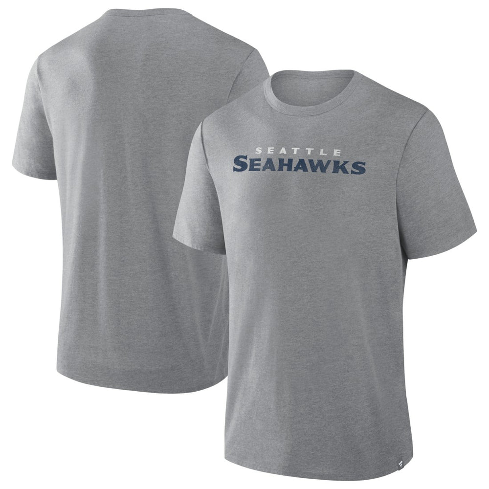 Seattle Seahawks Pass Rush Tri-Blend T-Shirt Heather Gray | Fanatics