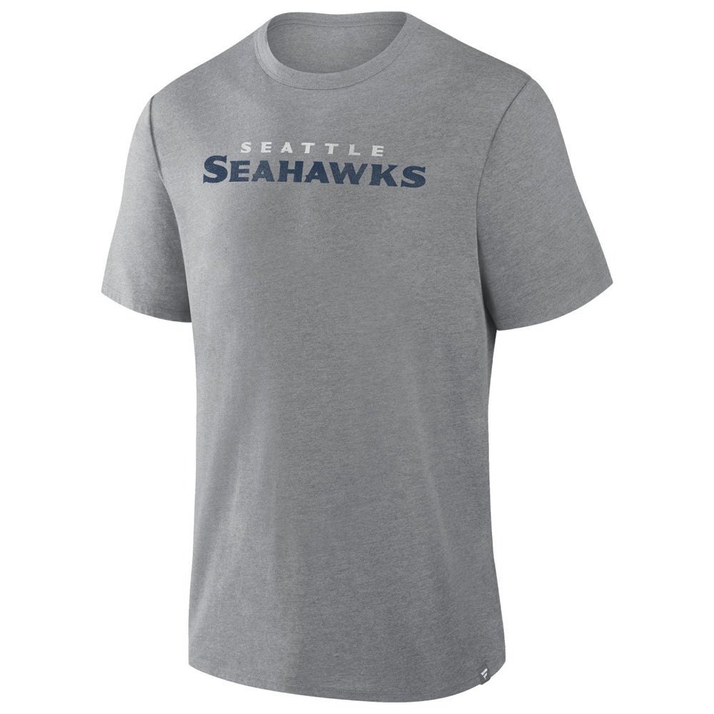 Seattle Seahawks Pass Rush Tri-Blend T-Shirt Heather Gray | Fanatics