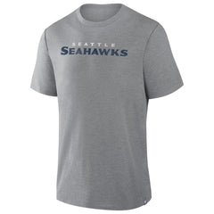 Seattle Seahawks Pass Rush Tri-Blend T-Shirt Heather Gray | Fanatics