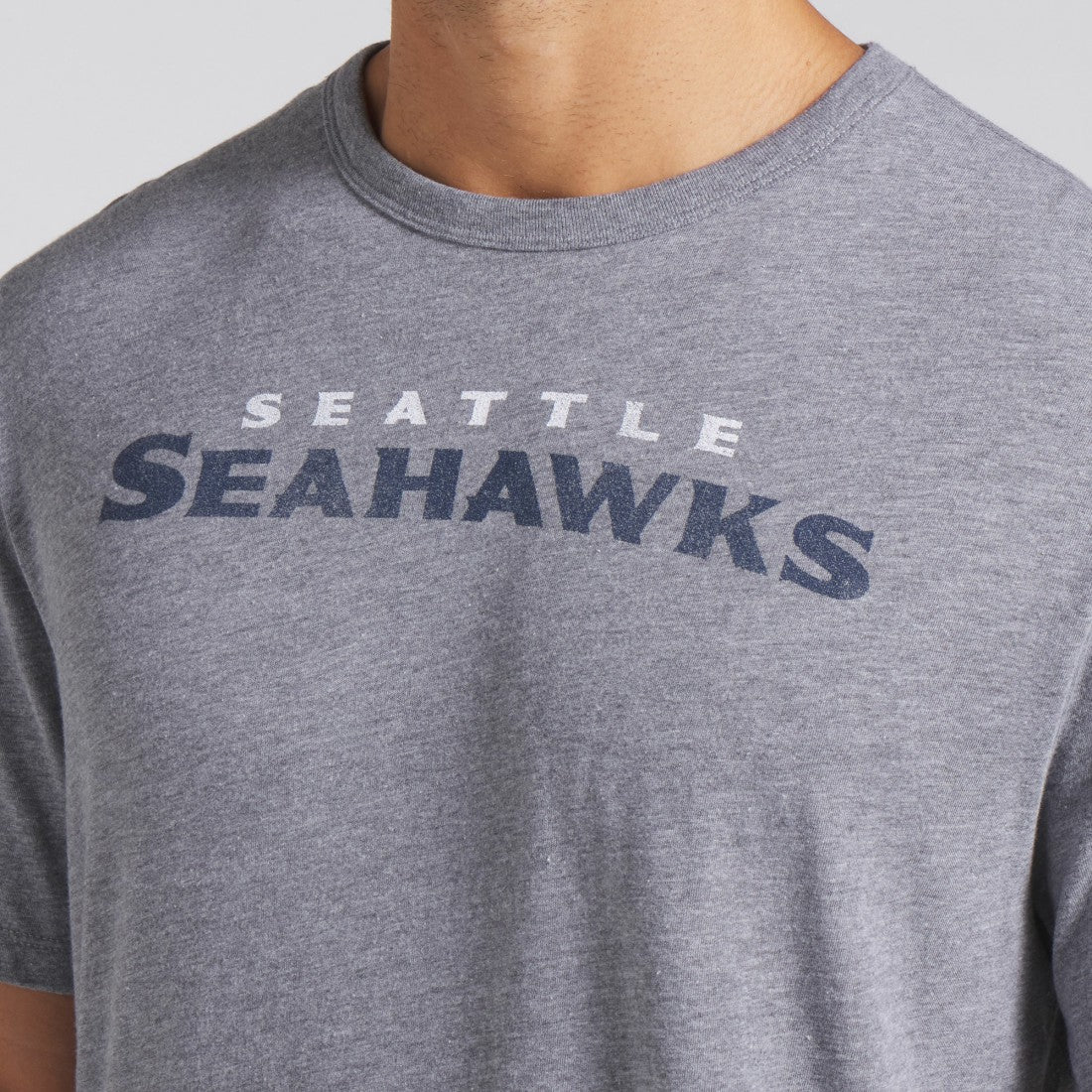 Seattle Seahawks Pass Rush Tri-Blend T-Shirt Heather Gray | Fanatics