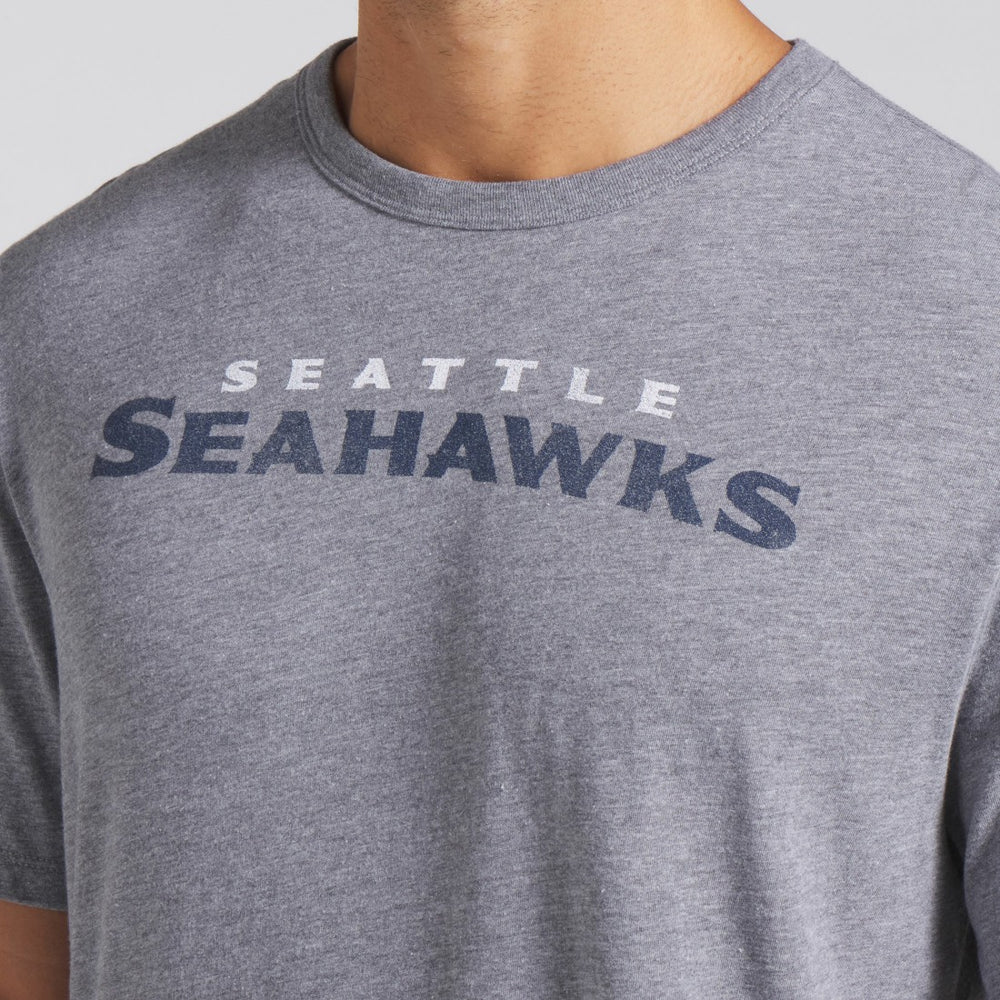 Seattle Seahawks Pass Rush Tri-Blend T-Shirt Heather Gray | Fanatics