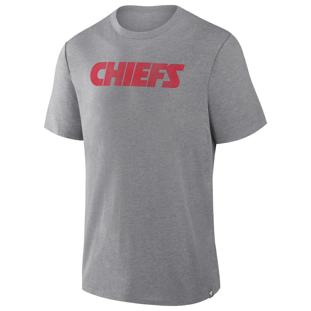 Kansas City Chiefs Pass Rush Tri-Blend T-Shirt Heather Gray | Fanatics