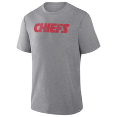 Kansas City Chiefs Pass Rush Tri-Blend T-Shirt Heather Gray | Fanatics