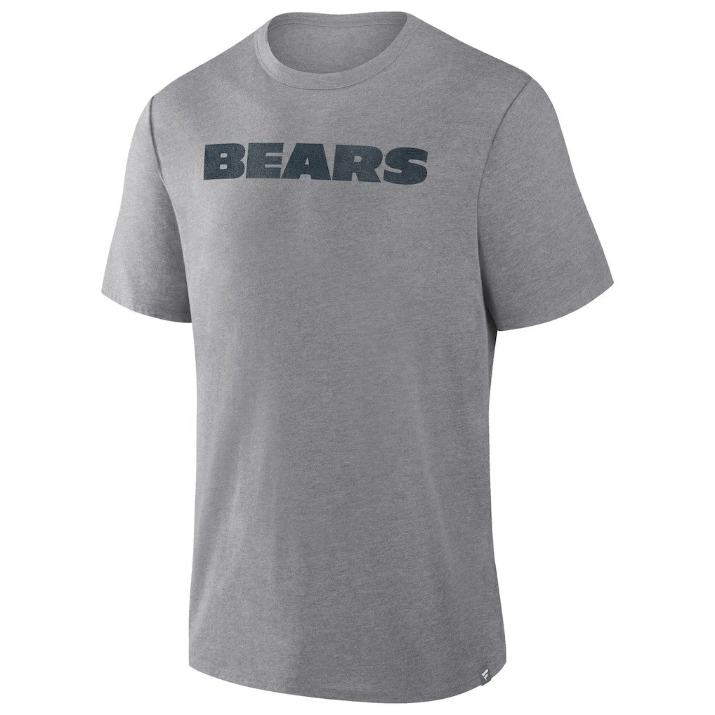 Chicago Bears Pass Rush Tri-Blend T-Shirt Heather Gray | Fanatics