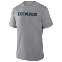 Chicago Bears Pass Rush Tri-Blend T-Shirt Heather Gray | Fanatics