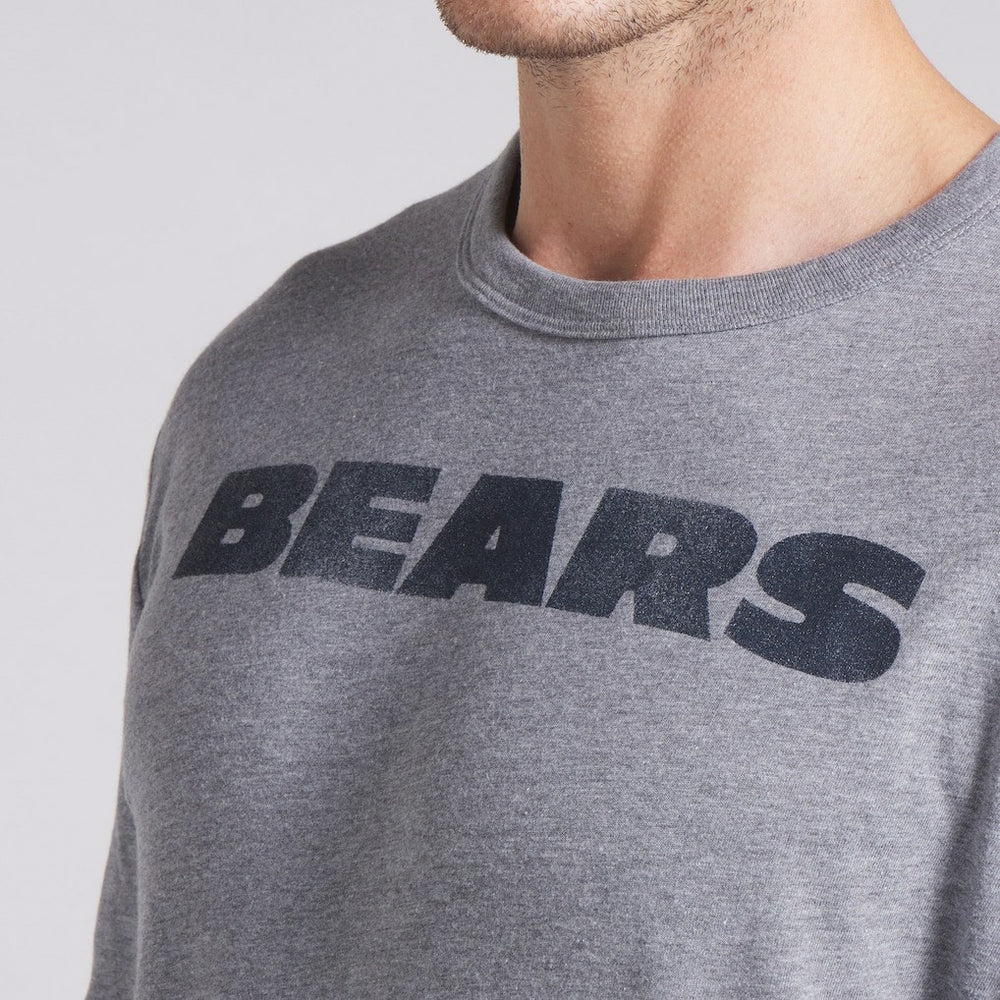 Chicago Bears Pass Rush Tri-Blend T-Shirt Heather Gray | Fanatics