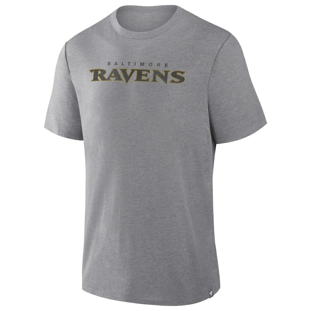 Baltimore Ravens Pass Rush Tri-Blend T-Shirt Heather Gray | Fanatics