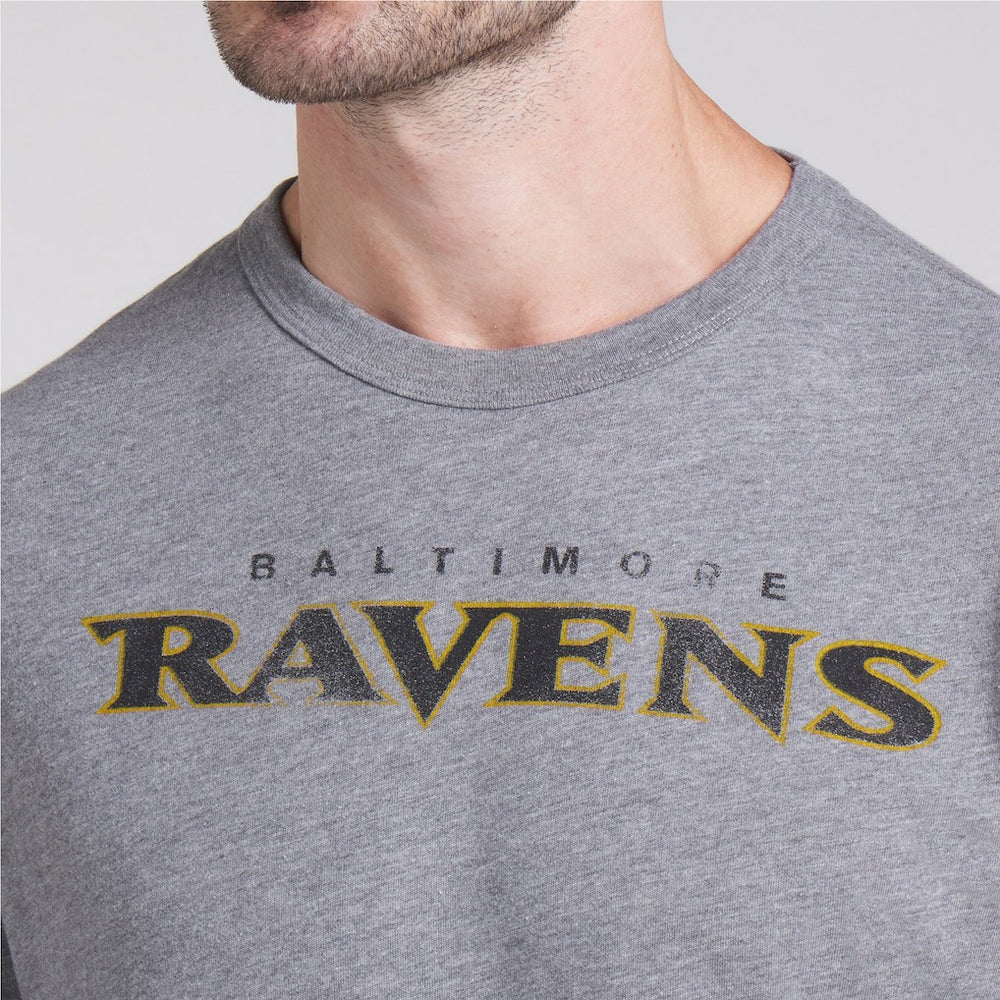 Baltimore Ravens Pass Rush Tri-Blend T-Shirt Heather Gray | Fanatics