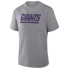 New York Giants Pass Rush Tri-Blend T-Shirt Heather Gray | Fanatics