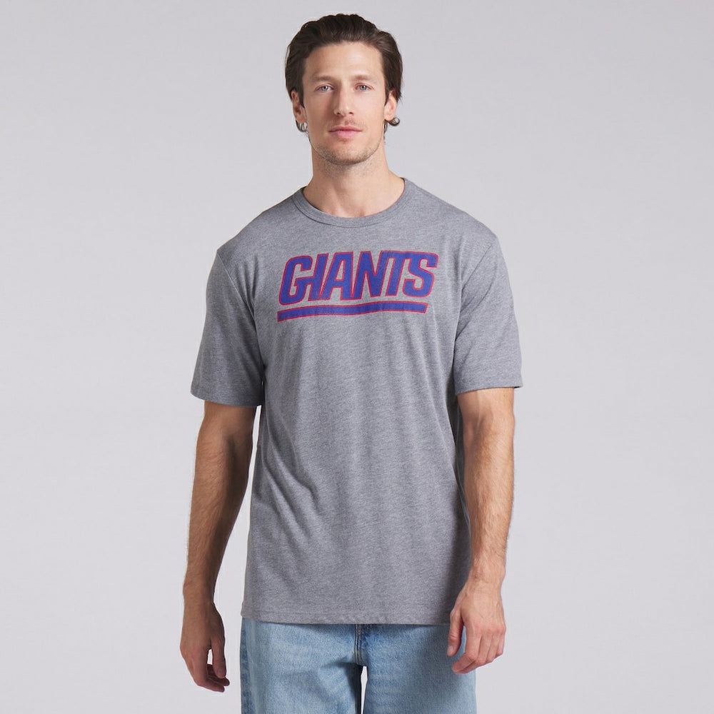 New York Giants Pass Rush Tri-Blend T-Shirt Heather Gray | Fanatics