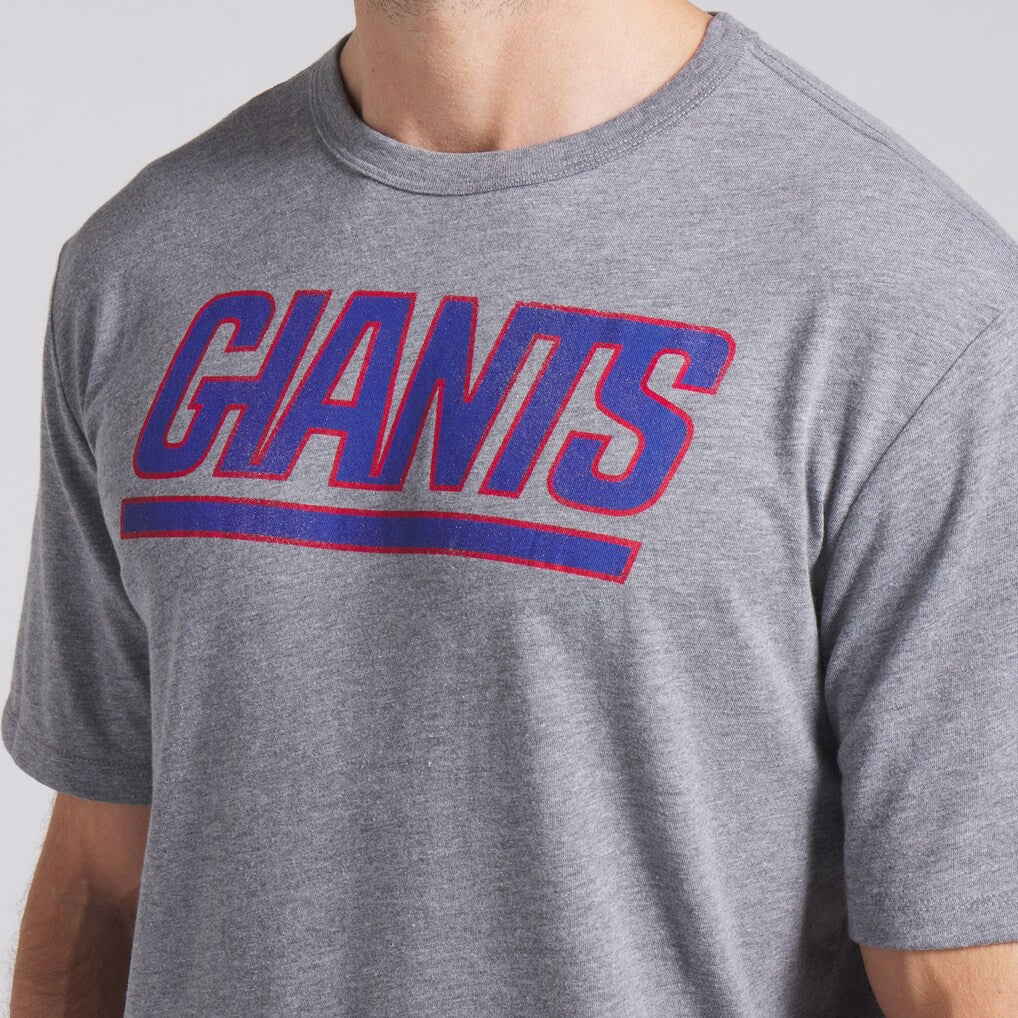 New York Giants Pass Rush Tri-Blend T-Shirt Heather Gray | Fanatics