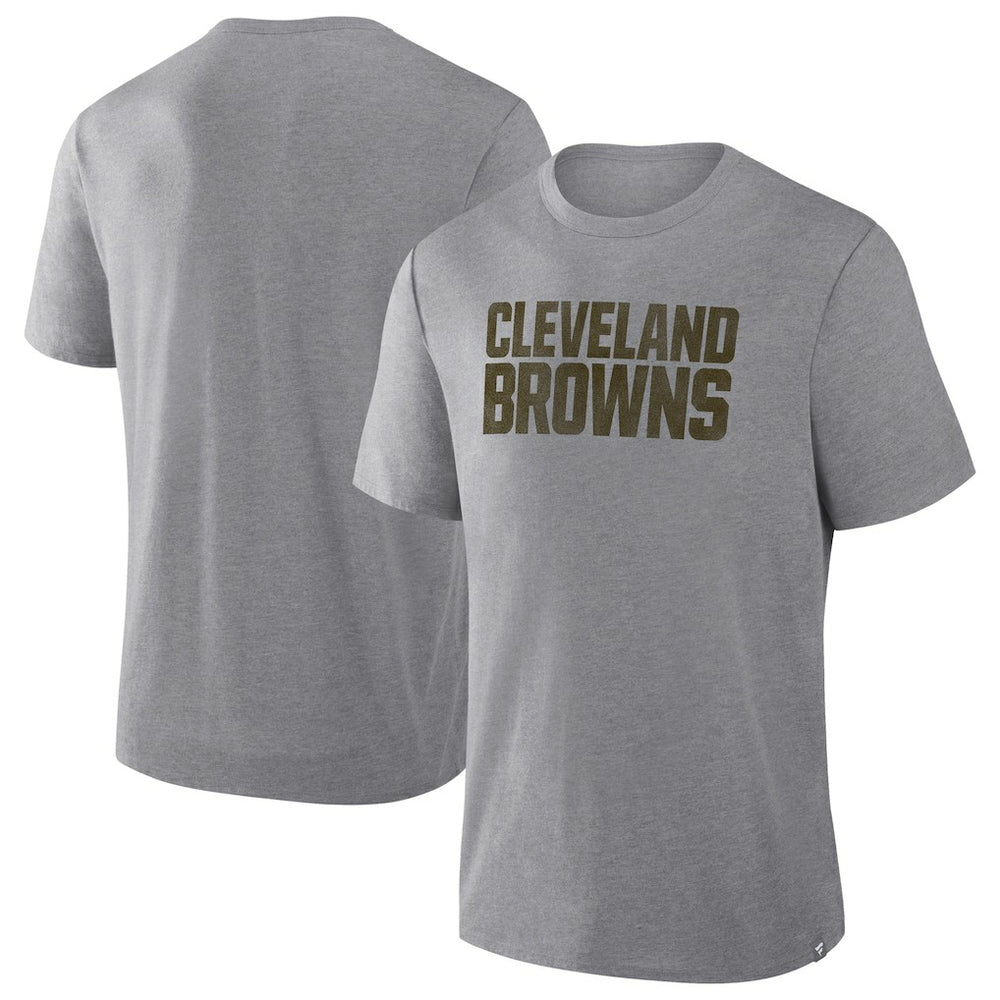 Cleveland Browns Pass Rush Tri-Blend T-Shirt Heather Gray | Fanatics