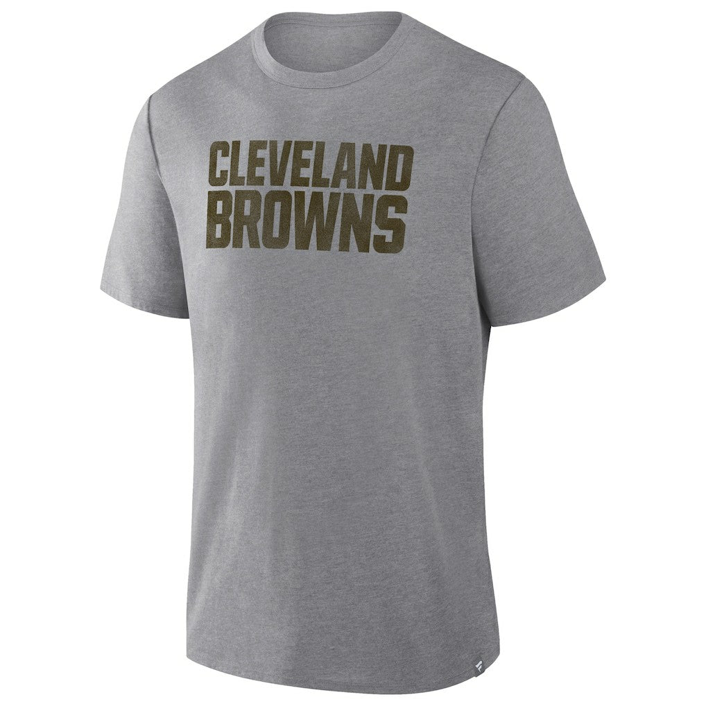 Cleveland Browns Pass Rush Tri-Blend T-Shirt Heather Gray | Fanatics