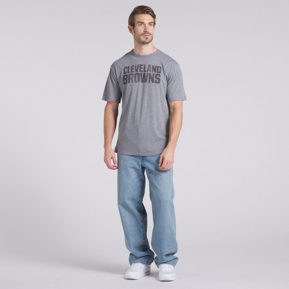 Cleveland Browns Pass Rush Tri-Blend T-Shirt Heather Gray | Fanatics