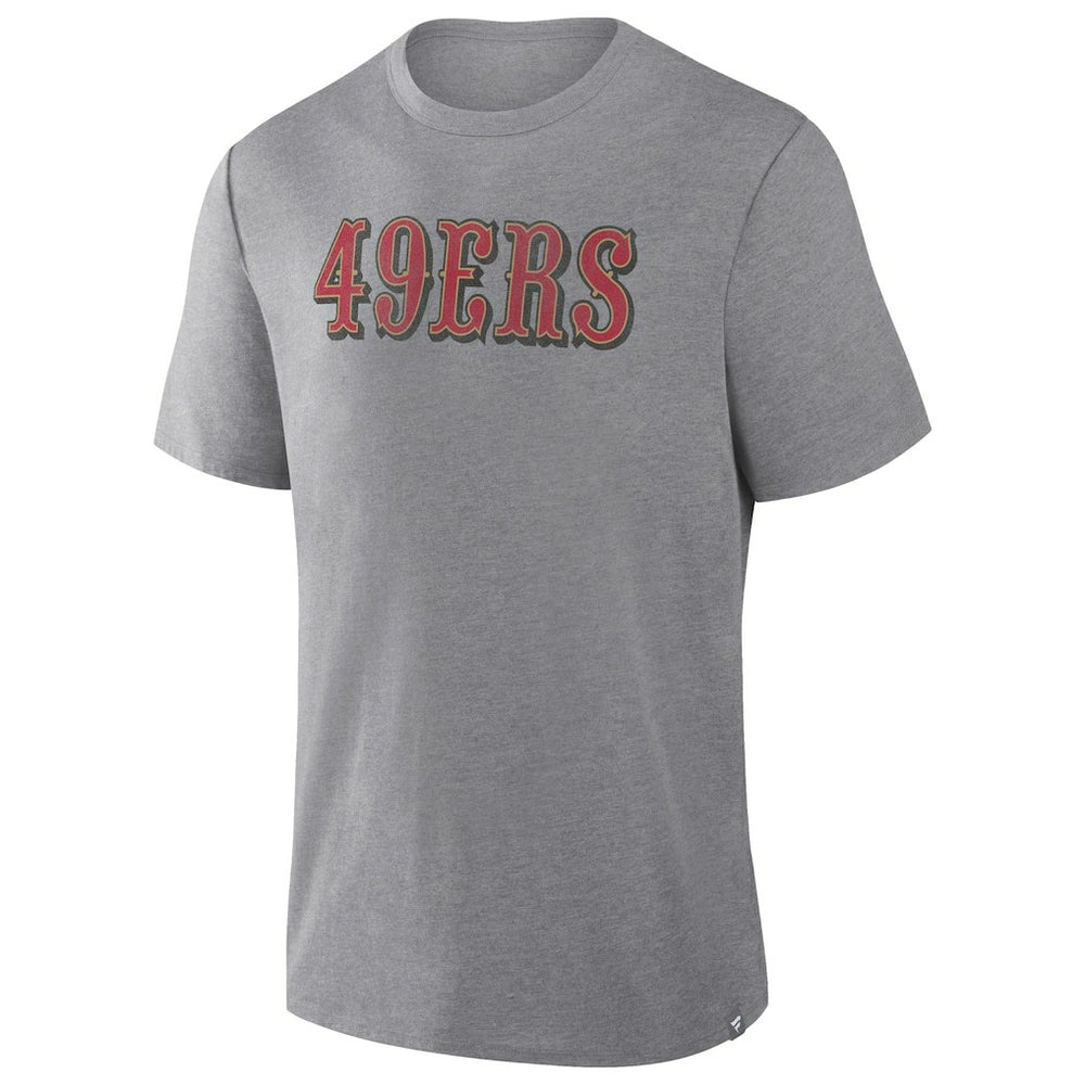 San Francisco 49ers Pass Rush Tri-Blend T-Shirt Heather Gray | Fanatics