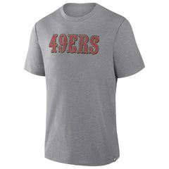 San Francisco 49ers Pass Rush Tri-Blend T-Shirt Heather Gray | Fanatics