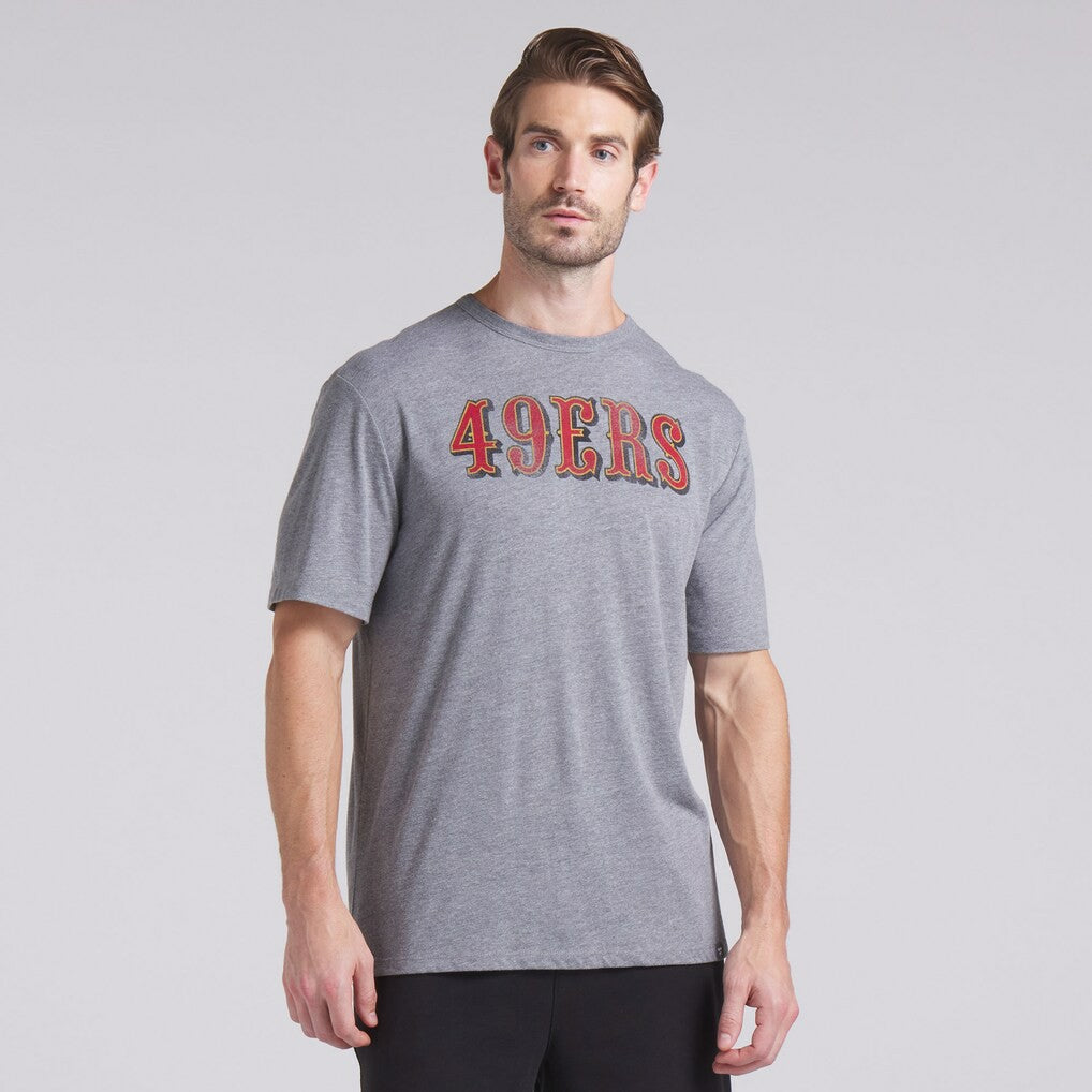 San Francisco 49ers Pass Rush Tri-Blend T-Shirt Heather Gray | Fanatics