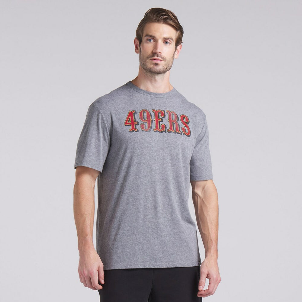 San Francisco 49ers Pass Rush Tri-Blend T-Shirt Heather Gray | Fanatics