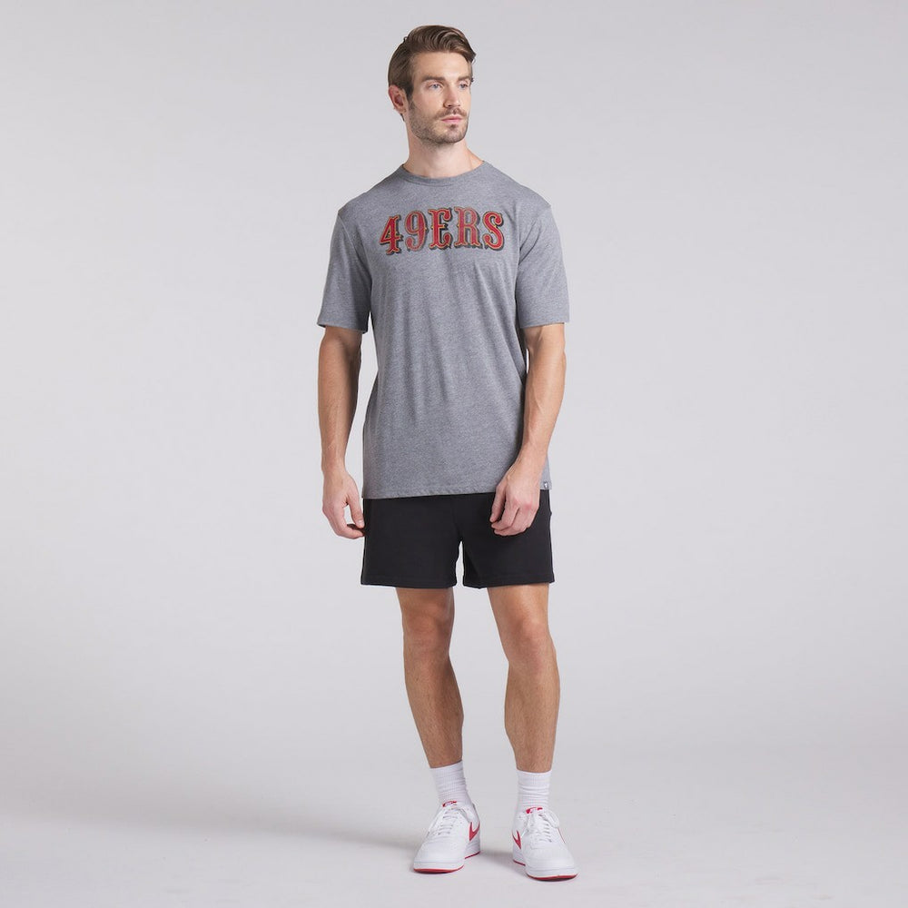 San Francisco 49ers Pass Rush Tri-Blend T-Shirt Heather Gray | Fanatics